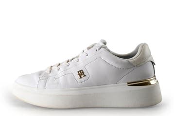 Tommy Hilfiger Sneakers in maat 41 Wit, Kleding | Dames, Verzenden, Wit, Zo goed als nieuw, Sneakers
