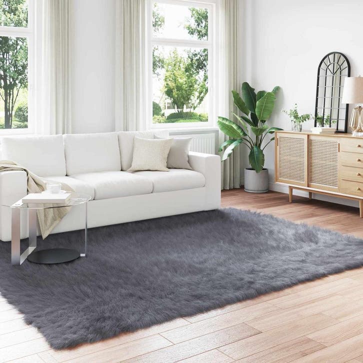 vidaXL Tapijt van imitatie schapenvacht TAFALLA, Maison & Meubles, Ameublement | Tapis & Moquettes, Envoi