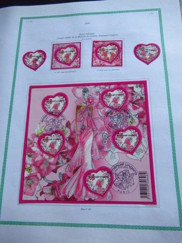 France 2009 - rare collection de timbres en oblitéré