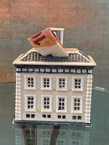 Miniatuurhuis - Nederland - Gunterstein spaarpot