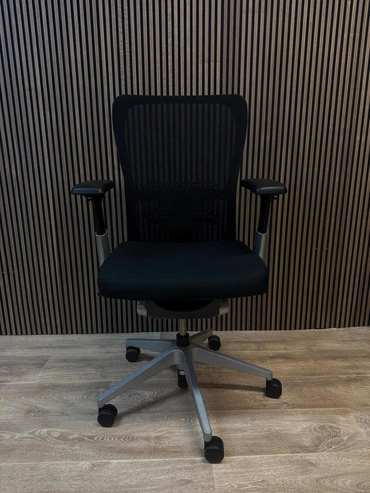 Ergonomische Zwarte Bureaustoel, Haworth Zody (Comforto 89), Huis en Inrichting, Bureaustoelen, Bureaustoel, Zwart, Zo goed als nieuw