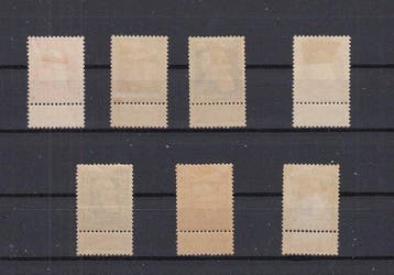 België 1905 - Grove baard - OBP : 74/80, Gestempeld
