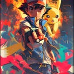 JZL - [XL] - Ash & Pikachu - Eternal Buddies [Legendary, Nieuw