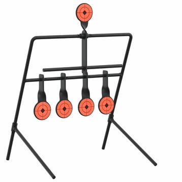 vidaXL Resetdoel Zwart 40 x 34 x 53 cm Staal, Sport en Fitness, Verzenden, Nieuw
