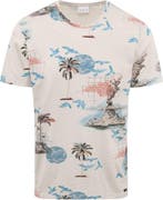 No Excess T-Shirt Print Ecru maat Maat 52/54 (L) Heren, Vêtements | Hommes, T-shirts, Verzenden