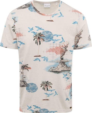 No Excess T-Shirt Print Ecru maat Maat 52/54 (L) Heren, Verzenden, Nieuw, Maat 52/54 (L), No Excess