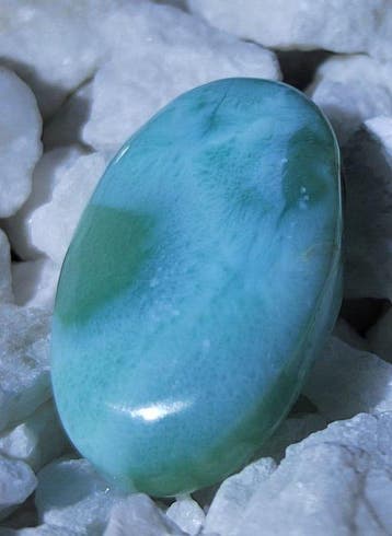 Cabujón Larimar van hoge kwaliteit – AAA – ruw- 7.3 g