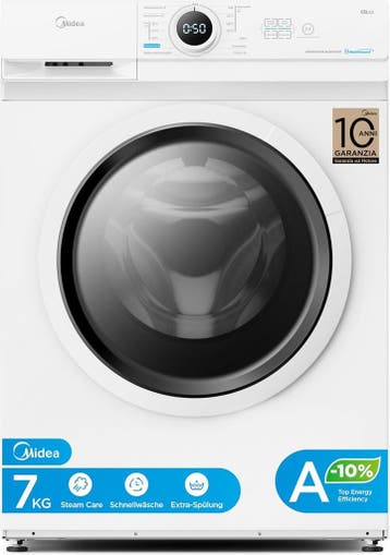 Midea MF10EW70BA10 - Wasmachine - 7 kg - 1400 tpm -, Elektronische apparatuur, Wasmachines, Ophalen of Verzenden, Nieuw