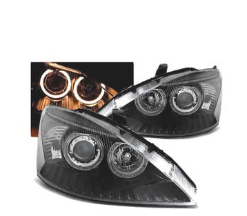 PHARES POUR FORD FOCUS I 98-01 ANGEL EYES NOIR, Verzenden
