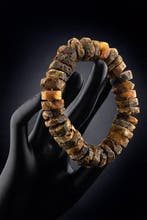 Barnsteen - Genuine Baltic Amber Bracelet – Unpolished