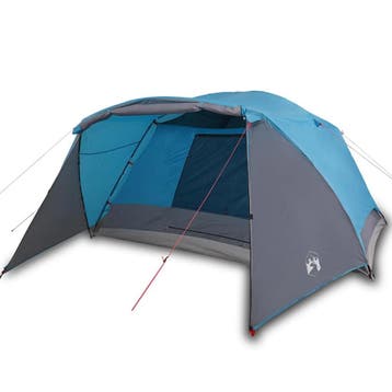 Tente camping 4 places, bleu - Retour client -46%, Verzenden