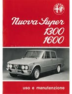 1975 ALFA ROMEO GIULIA NUOVA SUPER INSTRUCTIEBOEKJE ITALIA.., Ophalen of Verzenden