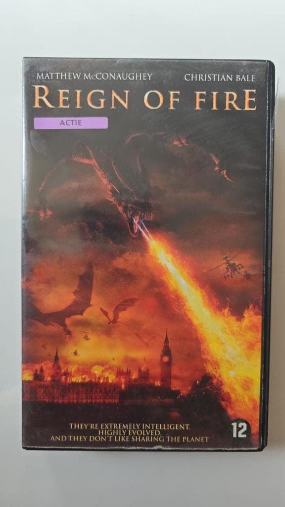 REIGN OF FIRE (EX RENTAL) (VHS), CD & DVD, VHS | Film