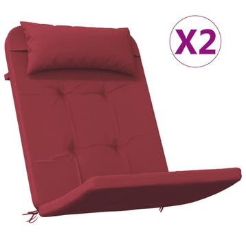 Adirondack stoelkussens Wijnrood | Tweede kansje, OP = OP, Jardin & Terrasse, Verzenden