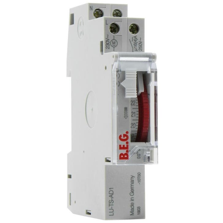 BEG TS-AD1 Analoge schakelklok No Reserve 1 Module - 92676, Bricolage & Construction, Électricité & Câbles, Envoi