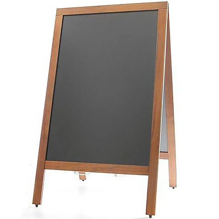 Krijtstoepbord | Hout | 700x600x1200(h)mm HENDI, Zakelijke goederen, Horeca | Keukenapparatuur, Nieuw in verpakking, Verzenden