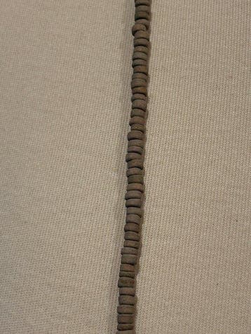 Oud-Egyptisch Terracotta kralenhalsketting - 100 cm (Zonder