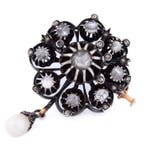 Broche - 14 carats Or jaune - 3.00ct. tw. Diamant