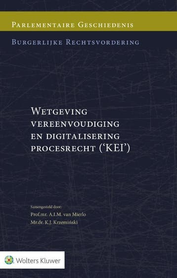 Parlementaire Geschiedenis Burgerlijke Rechtsvordering Wetge, Verzenden, Nieuw