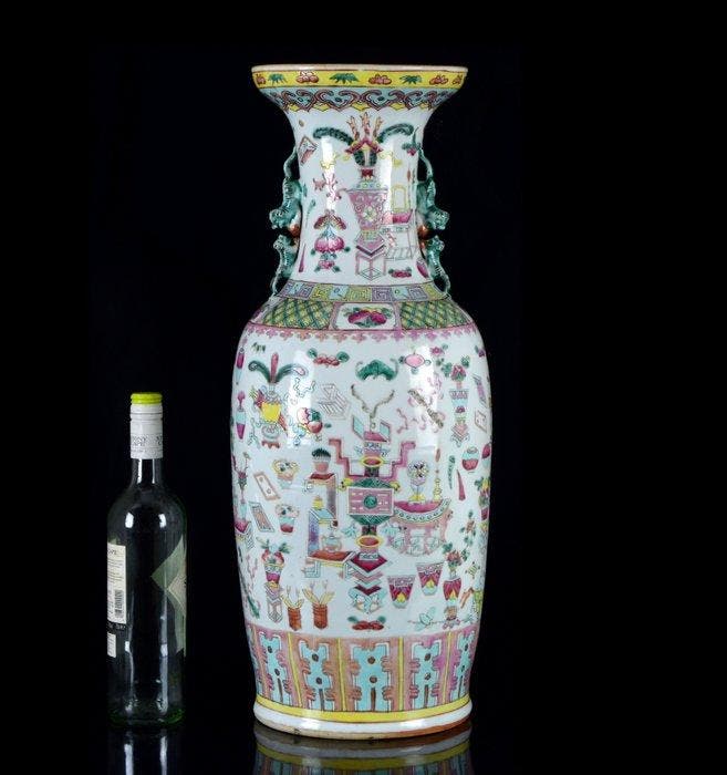 Een monumentale (hoogte 61 cm) Chinese The Hundred, Antiquités & Art, Antiquités | Autres Antiquités