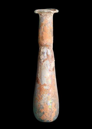 Oud-Romeins Glas Unguentarium (Zonder minimumprijs)