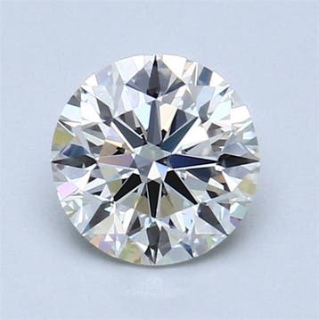1 pcs Diamant (Natuurlijk) - 1.00 ct - Rond - I - VVS2 -, Nieuw