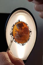 Cameo - 18 karaat Geel goud - Gouden camee-broche