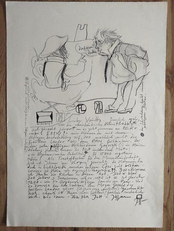 Horst Janssen (1929–1995) - Huberbrief 7
