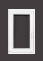 PVC raam draai kiep b60xh110 cm wit, Gevelraam of Ruit, Minder dan 80 cm, 80 tot 120 cm, Nieuw