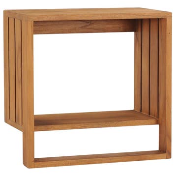 vidaXL Handdoekenrek wandmontage 35x20x35 cm massief, Verzenden, Nieuw