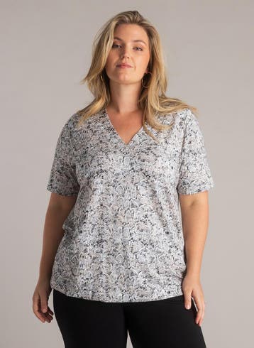 Yest Curve eco shirt Veroni3(52)Maat 46/48 (XL) of groter, Verzenden
