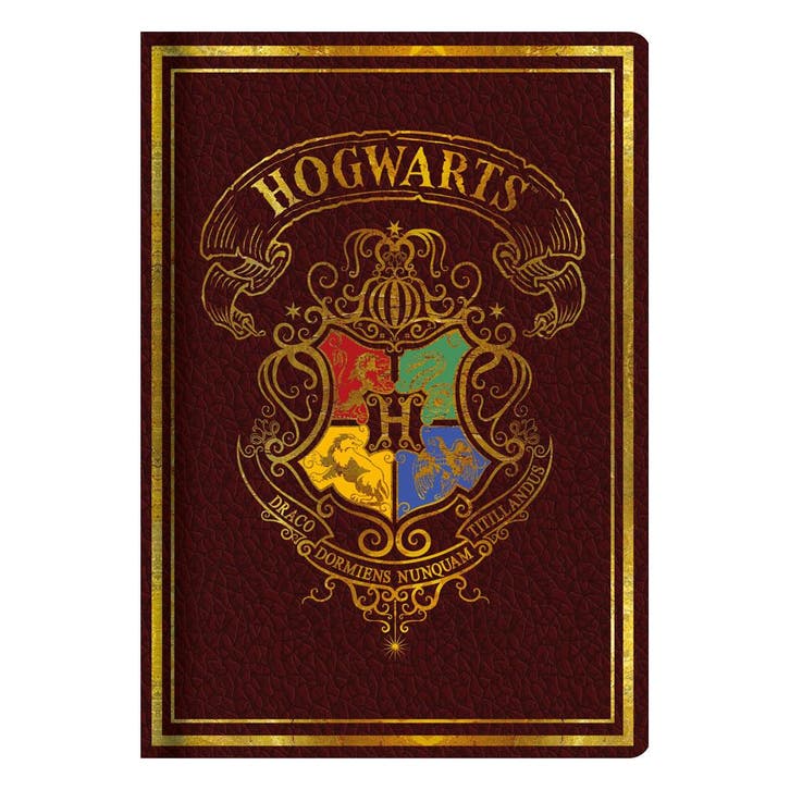 Harry Potter A5 Notebook Red Colourful Crest, Verzamelen, Harry Potter, Nieuw, Ophalen of Verzenden