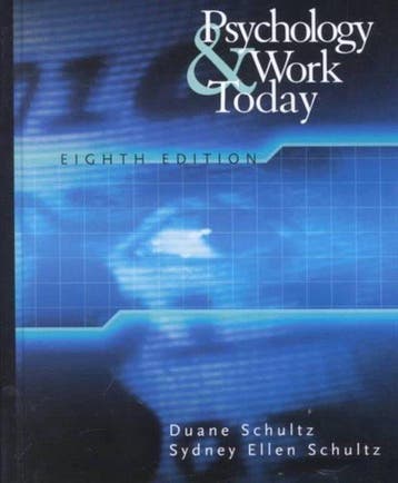 Psychology and Work Today - Schultz, Verzenden, Nieuw
