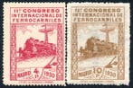 Spanje 1930 - XI Congreso Internacional de Ferrocarriles -, Gestempeld