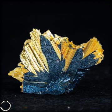 Épitaxie naturelle de rutile-hématite - Cristaux de rutile