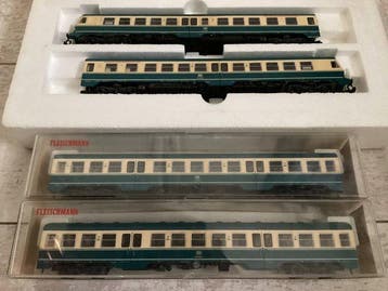 Fleischmann H0 - 1 x 4434, 2 x 4436 - Modeltrein (3) - DB