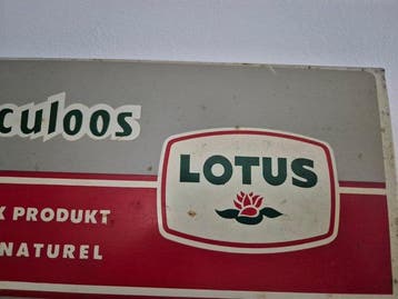 Lotus - Lotus reclamebord - Taks Bd Mech. - Emaille plaat -