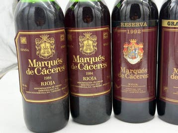 1985 x2, 1992 Marqués de Cáceres Reserva, 1989 Marqués de, Nieuw