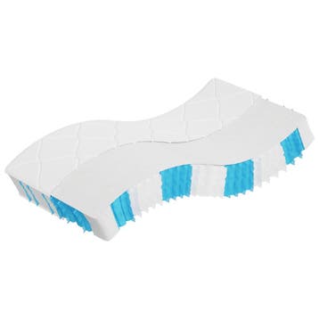 vidaXL Pocketveringmatras middelhard-hard 70x200 cm, Verzenden, Nieuw