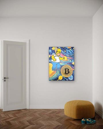 Lacrymal - (100% unique & handpainted) Bitcoin Drop