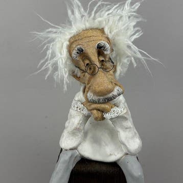 Anna Em - Einstein LARGE - hand made