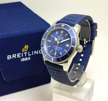 Breitling - Superocean Heritage 42 “Blue Dial” - Zonder, Nieuw