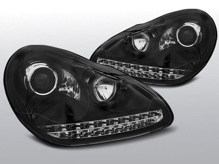 Koplampen Devil Eyes | Xenon | geschikt voor Porsche Cayenne, Auto-onderdelen, Verlichting, Nieuw, Porsche, Verzenden