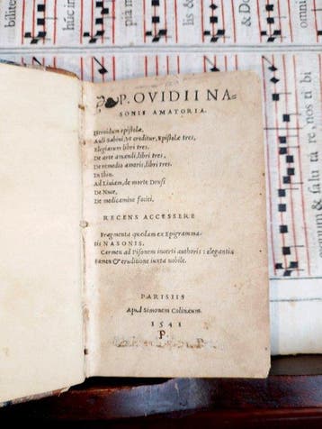 Ovidio - P. Ovidii Nasonis Amatoria... - 1541