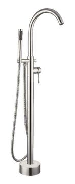 Sanifun vrijstaande badmengkraan Calysie Chroom, Doe-het-zelf en Bouw, Ophalen of Verzenden, Nieuw, Kraan