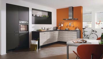Eigentijdse hoekkeuken met extra kastenwand, Huis en Inrichting, Ophalen of Verzenden, Nieuw