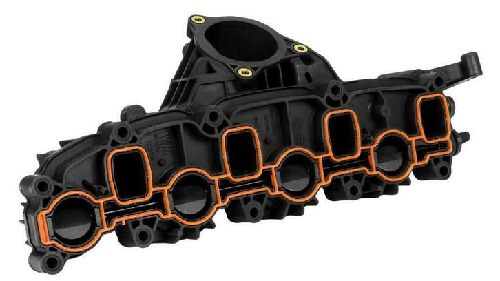 Plastic inlaatspruitstuk Common rail - VW Beetle - 2.0 TDI, Auto-onderdelen, Motor en Toebehoren, Gereviseerd, Audi, Seat, Volkswagen