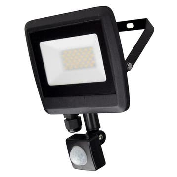 LED Bouwlamp Floodlight 30 Watt bewegingssensor Naturel wit, Verzenden, Lamp met armatuur
