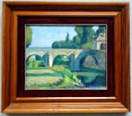 École française (c.1940) - Le pont de pierre, Antiek en Kunst