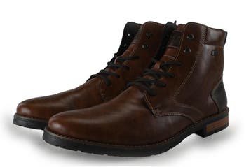 Rieker Veterboots in maat 45 Bruin, Bruin, Verzenden, Boots, Zo goed als nieuw